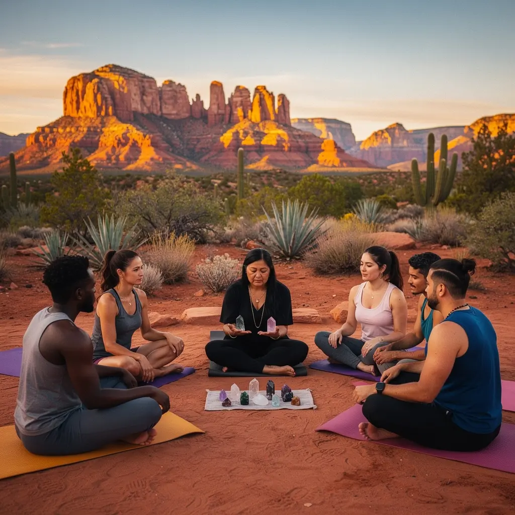Массажный кабинет в спа с расслабляющей атмосферой и свечами.